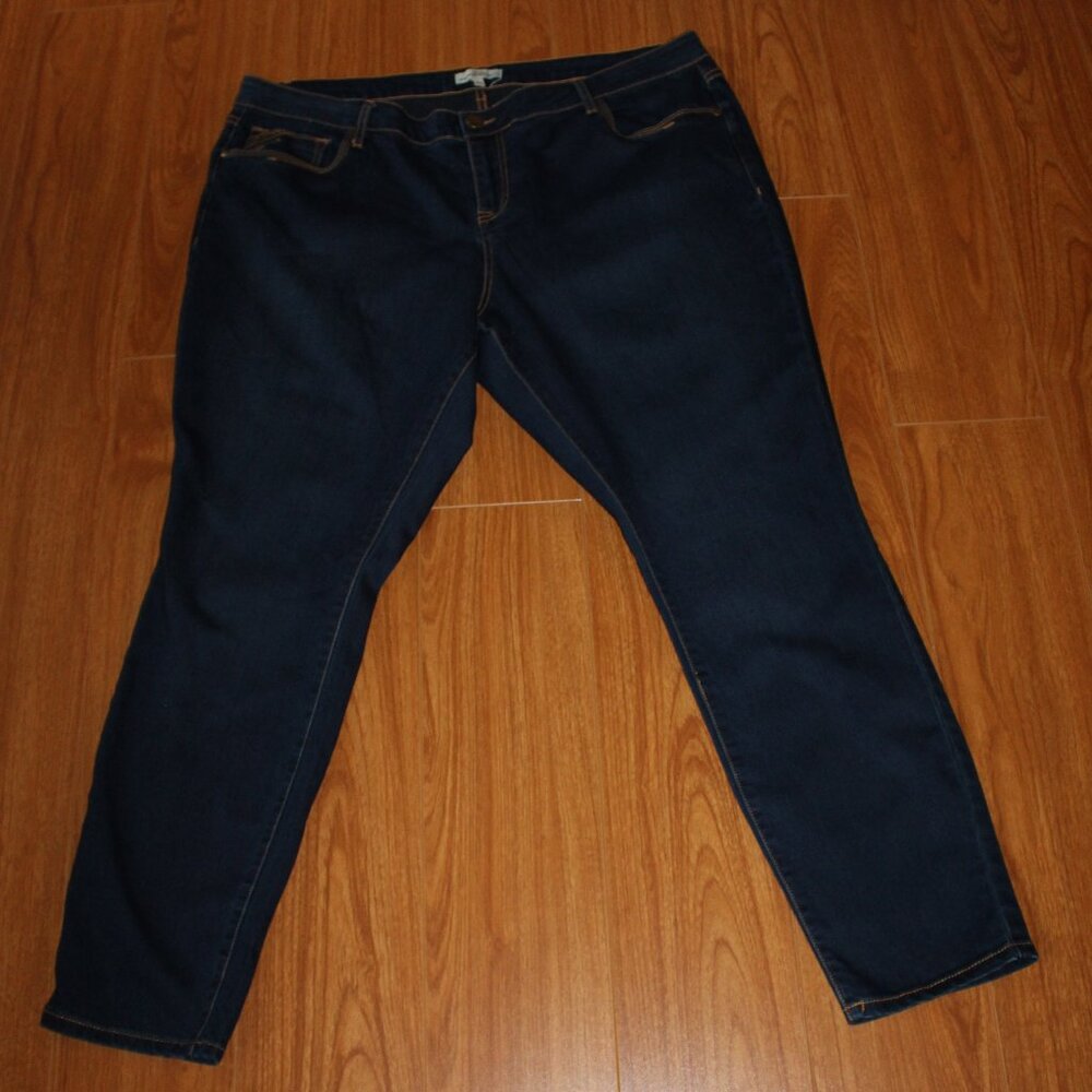 One World Denim Dark Wash Stretch Jeans size 20W